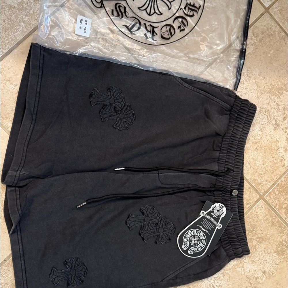 Chrome Hearts Black Men Shorts